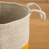 Handmade Natural Cotton Woven Basket