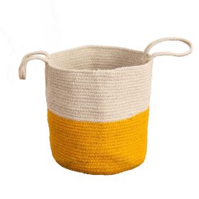 Handmade Natural Cotton Woven Basket