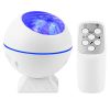 LED Star Projector Night Light Moon Nebula Cloud Lamp 360°Rotating Star Light Kids Galaxy Projector w/ Remote Control