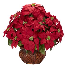 Poinsettia w/Decorative Planter