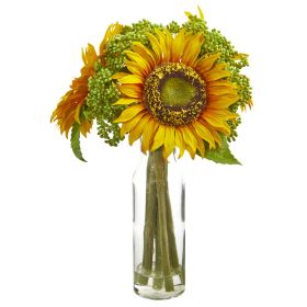 Sunflower Artificial Arrangement in Vase