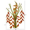 Hanging Heliconia Artificial Arrangement in Vase