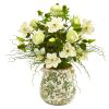 Rose Mixed Floral and Grass Arrangement in Floral Vase