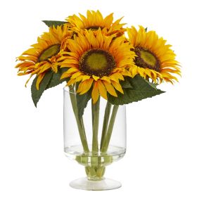 Sunflower Arrangement in Vase