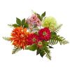 Mixed Floral & Dahlia Candelabrum