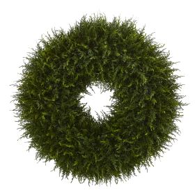 Giant Cedar Artificial Wreath