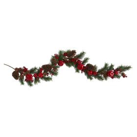 Apple, Berry and Pine Cone Artificial Garland