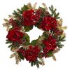 Hydrangea Pine Wreath