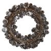 Snowy Pine Cone Wreath