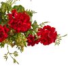 Geranium and Berry Swag