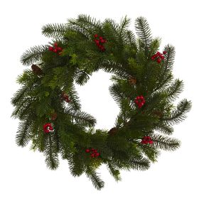 Pine and Berry Wreath