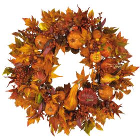 Pumpkin Wreath