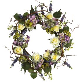 Hydrangea Rose Wreath