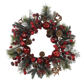 Apple Berry Wreath