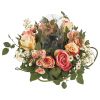 Rose Candelabrum Assto Red Pastels
