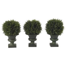 Cedar Ball Topiary (Set of 3)