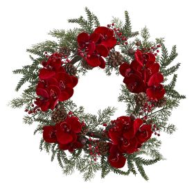 PHALAENOPSIS/ BERRY/ PINE WREATH