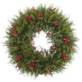 Cedar Berry Wreath