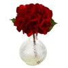 HYDRANGEA IN GLASS VASE