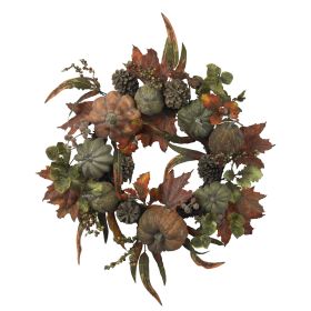 Pumpkin & Gourd Wreath