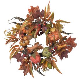 Pumpkin & Berry Wreath