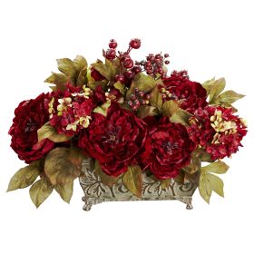 Peony & Hydrangea Arrangement