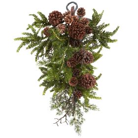Pine & Pine Cone Teardrop