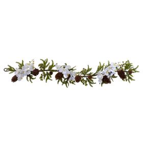 Phalaenopsis Orchid & Pine Garland