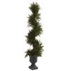 Mini Pine Spiral w/Urn w/563 Lvs