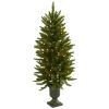 Christmas Tree w/Urn 100 Clear Lights & 242 Tips