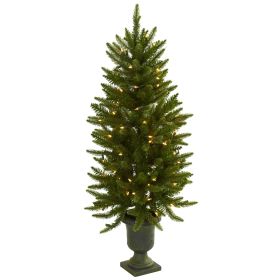 Christmas Tree w/Urn 100 Clear Lights & 242 Tips