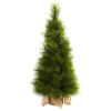 Christmas Tree w/Burlap Bag 50 Clear Lights & 71 Tips