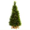 Christmas Tree w/Burlap Bag 50 Clear Lights & 71 Tips