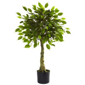 Ficus Tree UV Resistant w/504 Lvs(Indoor/Outdoor)