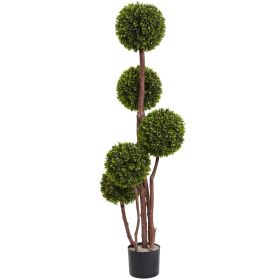 Boxwood Topiary (Twotone Green) x 5 w/420 Lvs