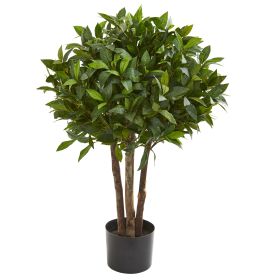 Bay Leaf Topiary Artificial Tree