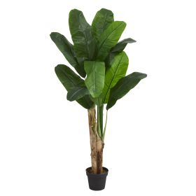Double Stalk Banana Artificial Tree