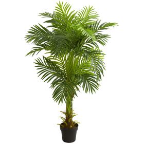 Double Stalk Hawaii Palm Artificial Tree