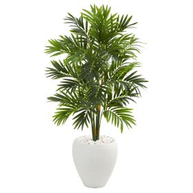 Areca Artificial Palm Tree in White Planter