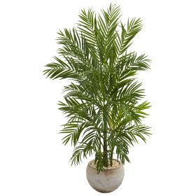 Areca Palm Artificial Tree in Bowl Planter