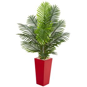 Paradise Palm Artificial Tree in Red Planter