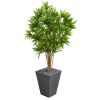 Dracaena Artificial Tree in Slate Finished Planter