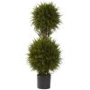 Cedar Double Ball Topiary w/Lights