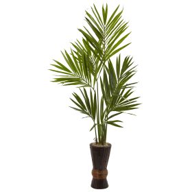 Kentia Tree w/Bamboo Planter