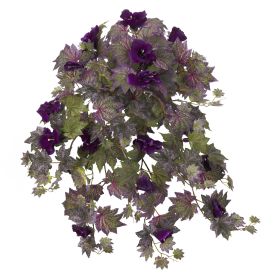 Gloxinia Hanging Artificial Plant (Set of 2)