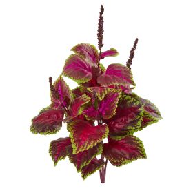 Coleus Bush Artificial Plant (Set of 6)