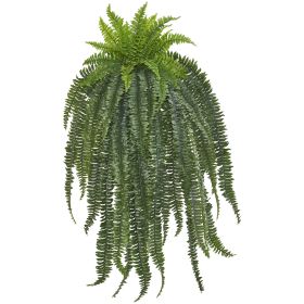 Boston Fern Artificial Hanging Plant