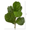 Fiddle Leaf Artificial Plant (Set of 4)