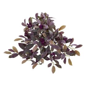 Fall Laurel Leaf with Berries Plant (Set of 3)