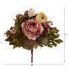 Peony Artificial Flower Bouquet (Set of 2)
